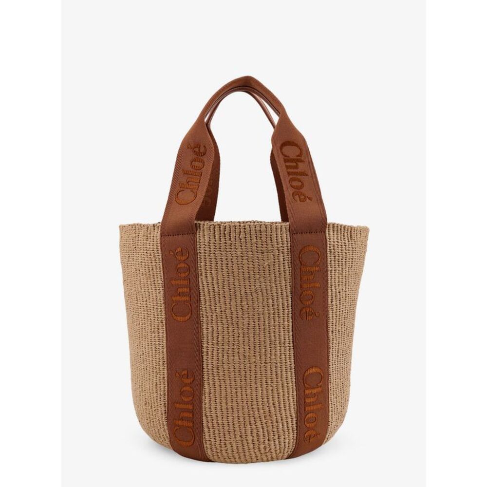 Chloe' Women Woody Raffia Shoulder Bag - Picture 2 of 5